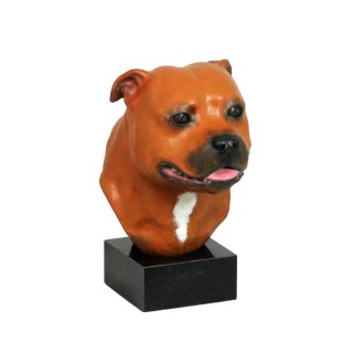 Staffordshire Bull Terrier ręcznie pomalowana statuetka Art-Dog